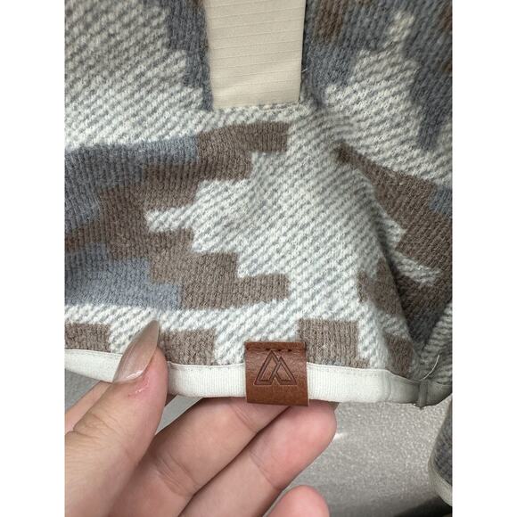 Mens Alpine Design Outlook Point Sweatshirt Size Medium 1/4 Snap Fleece Pullover - Picture 6 of 13